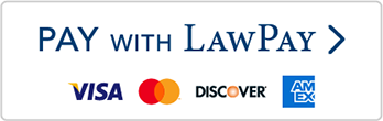 Button for 'PAY with LawPay' alongside Visa, MasterCard, Discover, and American Express logos.